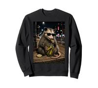 Opossum drôle Mangeant des cornichons Meme Hommes Femmes Sweatshirt