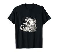 Opossum en colère Graphique Possum Attitude Drôle Opossum Meme T-Shirt