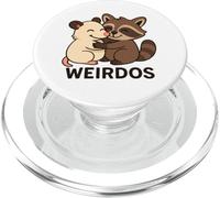 Opossum et Raton Laveur - Cadeau Amusant et Mignon - pour Hommes, Femmes, Enfants PopSockets PopGrip pour MagSafe