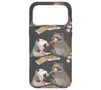 Opossum et Raton Laveur Qui Mange de la Pizza Coque pour iPhone 17 Pro Max