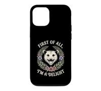 Opossum First of All Im A Delight Possum Cadeaux pour Hommes et Femmes Coque pour iPhone 12/12 Pro