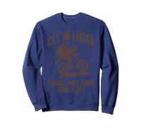 Opossum Get in Loser Trouble Funny Possum Raton Laveur Hommes Femmes Sweatshirt