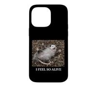 Opossum I Feel So Alive Playing Dead Sarcastic Ironic Humour Coque pour iPhone 14 Pro Max