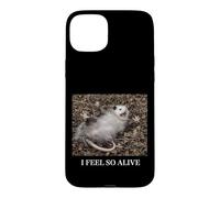 Opossum I Feel So Alive Playing Dead Sarcastic Ironic Humour Coque pour iPhone 15 Plus