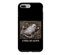 Opossum I Feel So Alive Playing Dead Sarcastic Ironic Humour Coque pour iPhone 7 Plus/8 Plus