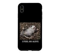 Opossum I Feel So Alive Playing Dead Sarcastic Ironic Humour Coque pour iPhone XS Max