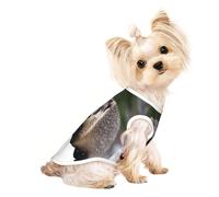 Opossum in Snow Chemise légère imprimée pour chien, t-shirt d'été frais et respirant pour chien, vêtements extensibles sans manches pour animaux de compagnie