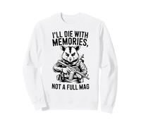 Opossum Je Vais Mourir avec des Souvenirs, Pas Un Magazine Complet Funny Possum Sweatshirt