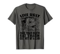 Opossum Live Ugly Fake Your Death Eat Trash Possum Humoristique T-Shirt