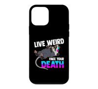 Opossum Lover - Live Weird Fake Your Death - Funny Animal Coque pour iPhone 12 Mini