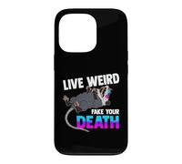 Opossum Lover - Live Weird Fake Your Death - Funny Animal Coque pour iPhone 13 Pro