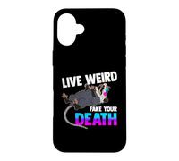 Opossum Lover - Live Weird Fake Your Death - Funny Animal Coque pour iPhone 16 Plus