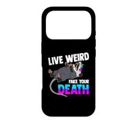 Opossum Lover - Live Weird Fake Your Death - Funny Animal Coque pour iPhone 17 Pro