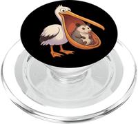 Opossum Pélican Amusant pour Les Amoureux des Animaux, garçons et Filles PopSockets PopGrip pour MagSafe