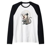 Opossum Possum en colère - Cadeau pour Homme, Femme, Enfant Manche Raglan