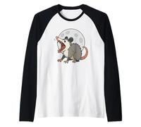 Opossum Possum en colère - Cadeau pour Homme, Femme, Enfant Manche Raglan