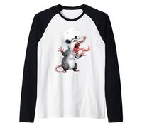 Opossum Possum en colère - Cadeau pour Homme, Femme, Enfant Manche Raglan
