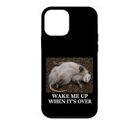 Opossum, réveille-Moi Quand C'est Fini. Sarcastic Bored Slacker Coque pour iPhone 12 Mini