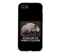 Opossum, réveille-Moi Quand C'est Fini. Sarcastic Bored Slacker Coque pour iPhone SE (2020) / 7/8