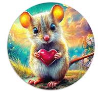 Opossum sur Branche 1000 Pièces Puzzle pour Adultes Et Enfan Puzzle Rond Décoration Moderne Jeu Cadeau Unique 1000pcs (67.5x67.5cm)