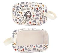 Opossum Trousse de maquillage transparente Possum Cadeau pour maman Rien n'est impossumble Cadeaux Opossum Trousse à cosmétiques, Rien n'est Cmb1, Western
