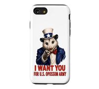 Opossum USA Funny Vintage Juillet 4th Independence Day Veteran Coque pour iPhone SE (2020) / 7/8