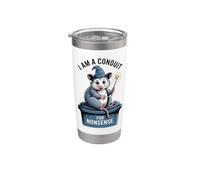 Opossum Wizard Conduit pour humour non-sens Gobelet isotherme en acier inoxydable double paroi
