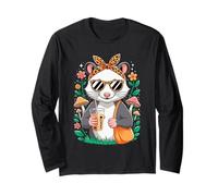 Opossums De Thé Au Lait Sassy Opossum Boba Manche Longue