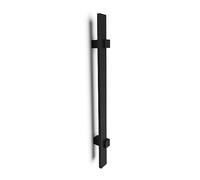 oppali Noir Acier Inoxydable Matériau de haute qualité Carré Rectangle Poignée de porte d'entrée Art.580 | Rectangle T-Bar | 60cm Longueur Totale