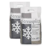OPPENHÄUSER DIABAS 30kg Gravillon d'épandage: produit de qualité pour des chemins sûrs et une utilisation hivernale fiable granulation professionnelle 1-3 mm 2 x 15kg