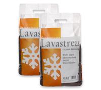 OPPENHÄUSER Granulats de lave 30kg : fort pouvoir antidérapant avec effet immédiat, écologique et respectueux des animaux, sans sel, pour routes et trottoirs, concassé et tamisé, premium, 2x15kg