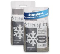 OPPENHÄUSER Gravillons d'épandage de Diabase 30kg : Grains 2 5 mm, Norme TL Gestein-StB, Effet antidérapant immédiat, granulat écologique pour Routes et parkings sûrs, idéal pour pavés, Premium