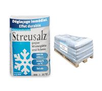 OPPENHÄUSER Sel de déneigement 575 kg : immédiatement sans glace et longue durée DIN EN 16811-1, sel de dégivrage contre la glace lisse, litière d'hiver pour trottoirs, allées et parkings sûrs, classe