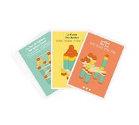 OPPI - Cartes Créatives - Accessoire pour Le Jeu Éducatif Stix - 3 Niveaux De Difficulté - 24 Cartes - 2-12 Ans