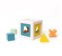 OPPI | KUBY | Cube Jouet tri Formes | Jouet d'Éveil Bébé | Jeu 1er âge | Développer la motricité Fine et la logique | Plaques Interchangeables | Jeu d'apprentissage | Idée Cadeau Dès 1 an | OBKY01