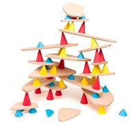 OPPI - Piks Big Kit - Jeu Éducatif en Bois et Silicone - Avec Livret d'Instructions - 64 Pièces, Divers