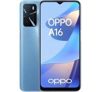 OPPO A16 - 4G smartphone - double SIM - RAM 3 Go / Mémoire interne 32 Go - microSD slot - Écran LCD - 6.52" - 1600 x 720 pixels (60 Hz) - 3 x caméras arrière 13 MP, 2 MP, 2 MP - front camera 8 MP - bl