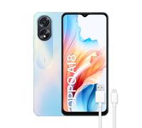 OPPO A18 16,7 cm (6.56") Double SIM Android 13 4G USB Type-C 4 Go 128 Go 5000 mAh Bleu