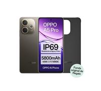 OPPO A5 Pro 4G Smartphone con IA 6.67"" 90Hz 8GB/256GB 50MP IP69 5800mAh 45W Funda Incluida Marrón