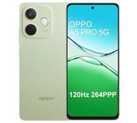 OPPO A5 Pro 5G 8+256Go, IA Smartphone Android Débloqué, Dimensity 6300, Écran 120Hz 6,67" LCD, IP69, Batterie 5800mAh, SUPERVOOC 45W, Caméra AI 50MP Téléphone, AI LinkBoost, NFC, Dual SIM, Vert