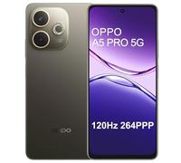 OPPO A5 Pro 5G 8+256Go, IA Smartphone Android Débloqué, Dimensity 6300, Écran 120Hz 6,67" LCD, IP69, Batterie 5800mAh, SUPERVOOC 45W, Caméra AI 50MP Téléphone, AI LinkBoost, NFC, Dual SIM, Noir
