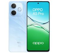 OPPO A5 Pro Smartphone, Foto AI 50MP, Frontale 8MP, Display 6.67" 90HZ LCD HD+, 5800mAh, RAM 8(Esp4GB/6GB/8GB)+ROM 256GB (esp1TB), IP69, [Versione Italia], Feather Blue