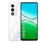 OPPO Smartphone A5 6,67" HD+ 50 MP 6000 mAh Double SIM 128 Go Blanc brumeux