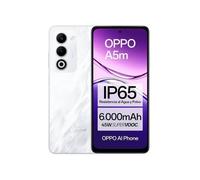 Smartphone OPPO A5m 8GB 256GB 6.67" HD+ IP65 Snapdragon 6s Batería 6000mAh Carga Rápida 45W Blanco