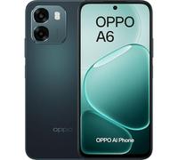 OPPO Smartphone A6 4G – 6 Go RAM – 256 Go – 7000 mAh – Charge rapide 45W – Écran 6,75" – Noir saphir