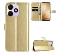 OPPO A6 / A6T Pro / A6T / A6X Coque [Étui Portefeuille] [Fonction Support] [Slots pour Cartes] [Couverture à Rabat Magnétique] Compatible avec le Smartphone OPPO A6 / A6T Pro / A6T / A6X(D'or)