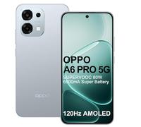 OPPO A6 Pro 5G 8+256Go, IA Smartphone Android Débloqué, Batterie 6500mAh, SUPERVOOC 80W Telephone Portable, Écran 120Hz 6,57" AMOLED, Dimensity 6300, Caméra AI 50MP, IP69, NFC, Dual SIM, Argent