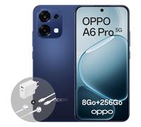 OPPO A6 Pro 5G 8Go+256Go, Smartphone débloqué avec IA, écran AMOLED 6,57 Pouces 120 Hz, caméra AI 50+16 MP, Batterie 6500 mAh, IP69, Stellar Black (Chargeur SUPERVOOC 80 W et écouteurs Inclus)
