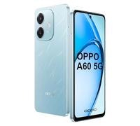 OPPO A60 5G Smartphone, 50MP Ultra-Clear Camera, 120Hz Display, 5100mAh Battery, 45W SUPERVOOCTM Flash Charge, Splash Touch, NFC, Dual SIM, 4+128Go-Bleu (No Charger)