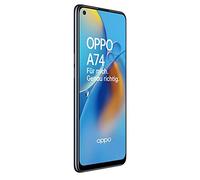OPPO A74 - Smartphone 4G Débloqué - Téléphone Portable 4G - 128 Go - Écran AMOLED FHD+ - Triple Capteur Photo 48 MP - Processeur Qualcomm Octa-Core - Charge Rapide - Noir Prisme